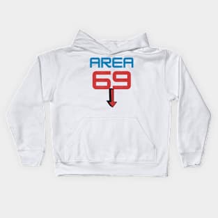 Area 69 Number Sixty Nine Arrow Men Women Kids Hoodie